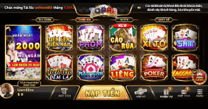 Bạn có thể thoải mái lựa chọn con game mà mình ưa thích